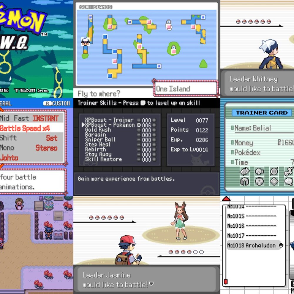 Pokemon R.O.W.E GBA ROM Hack Video Game - Picture 9 of 13